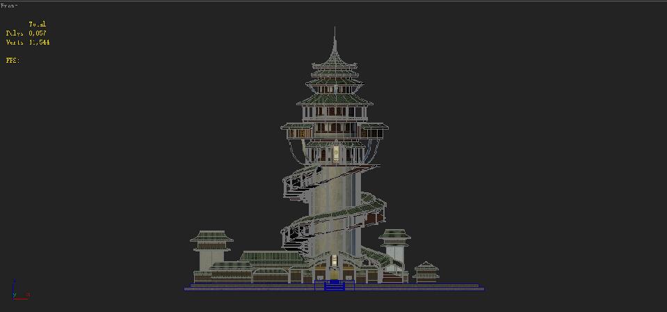 直击天刀同人比赛 寒江城总舵三维建模(4) 第4页