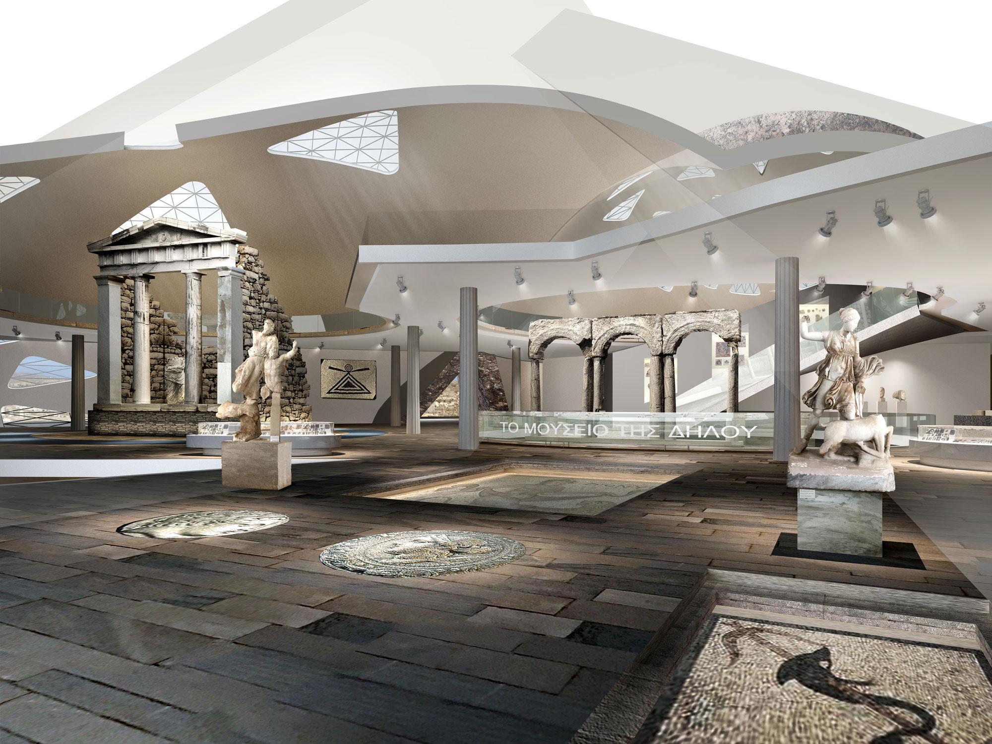 象征主义建筑设计 希腊提洛岛考古博物馆(11) 第11页