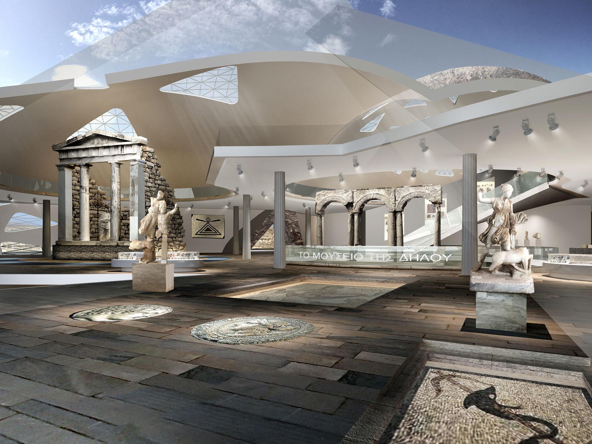 象征主义建筑设计 希腊提洛岛考古博物馆(12) 第12页