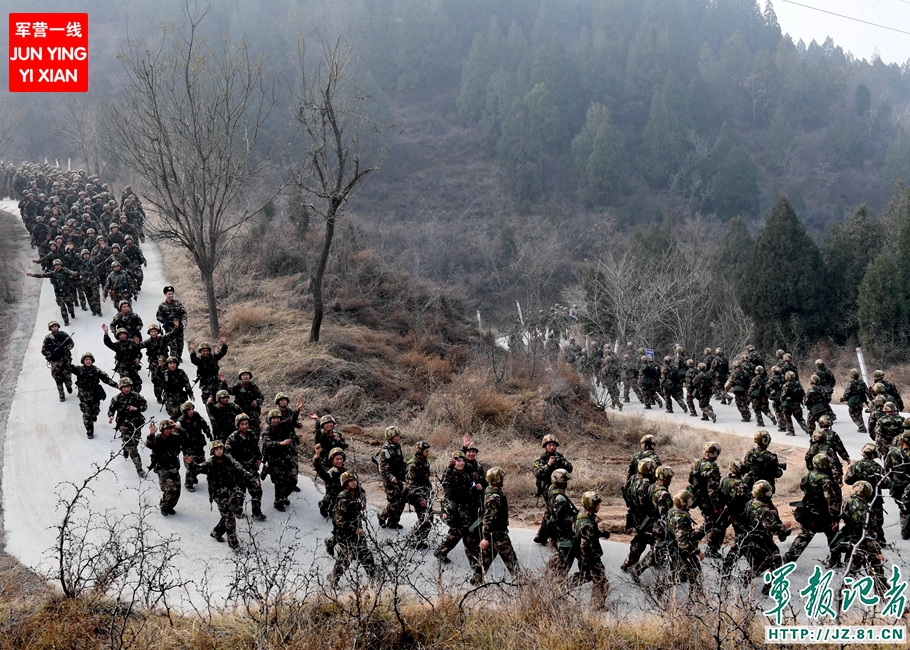 武警山西总队组织带实战背景冬季野营拉练(20) 第20页