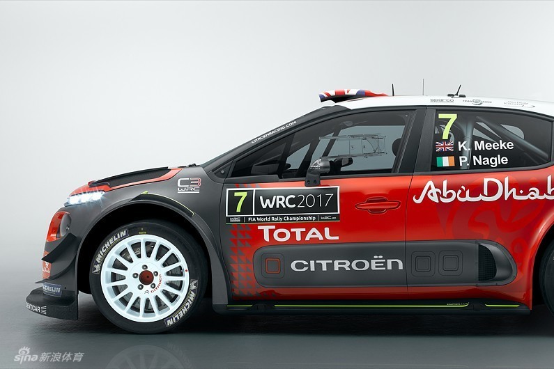 雪铁龙全新拉力赛车2017 c3 wrc