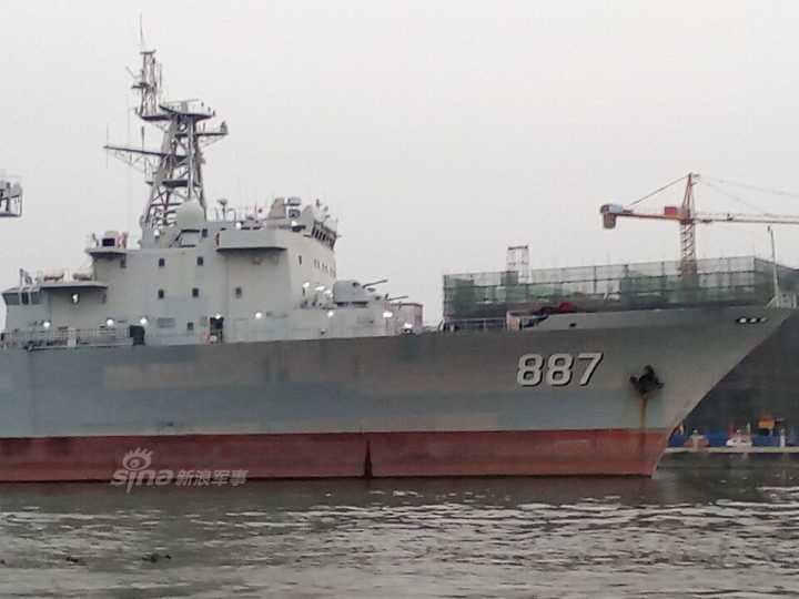 海警船也带舰炮！广州黄埔船厂内好多056轻护(13) 第13页