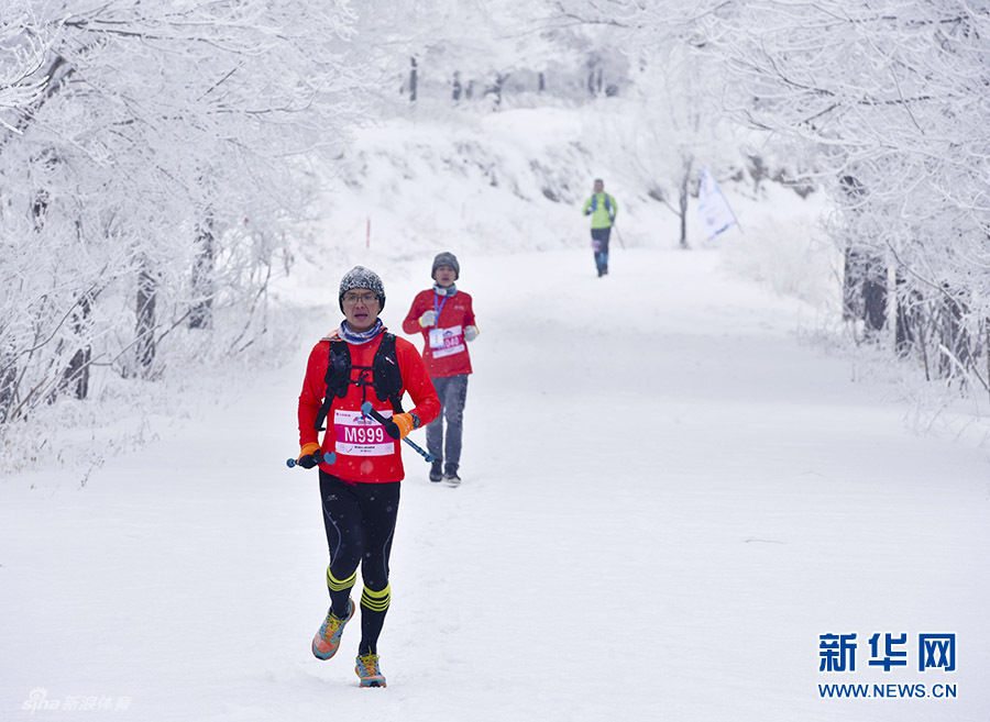 冰天雪地难挡跑步热 300名跑者畅跑乌鲁木齐 第1页