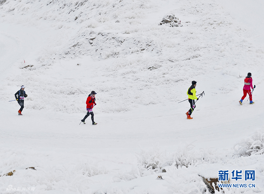 冰天雪地难挡跑步热 300名跑者畅跑乌鲁木齐(4) 第4页