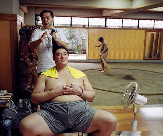镜头下：相扑运动员照片，体重大多数在110到150公斤(4) 第4页