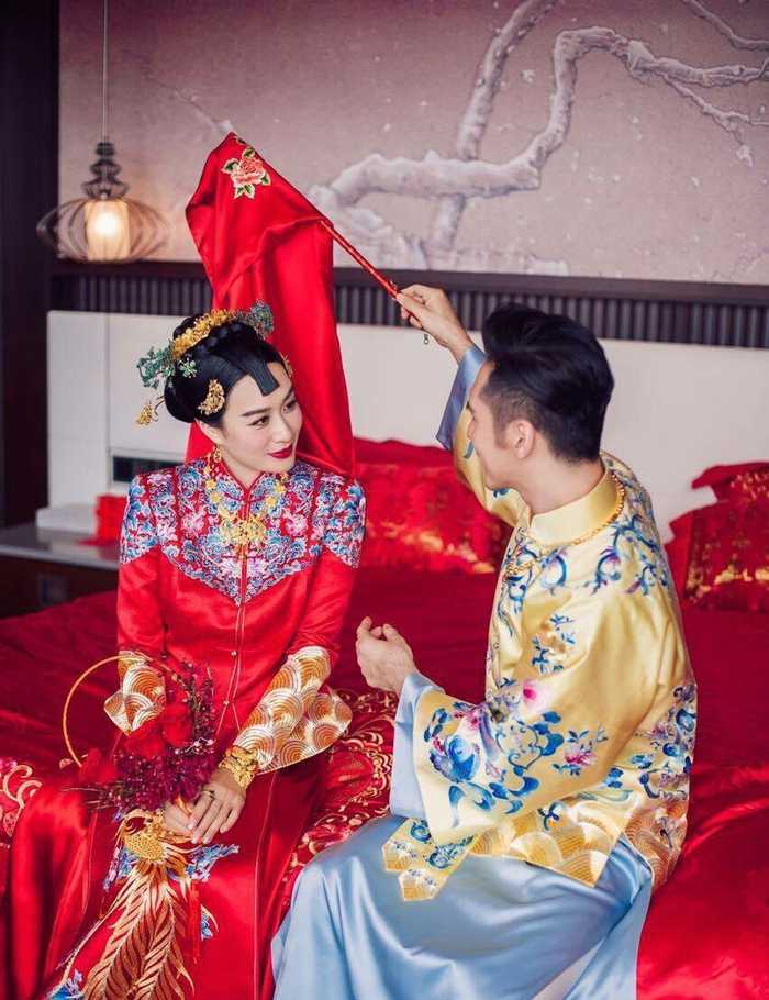 钟丽缇张伦硕婚礼，中式礼服抢眼照片(3) 第3页