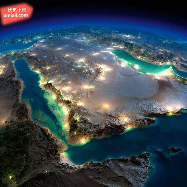 在太空拍摄的最美地球夜景