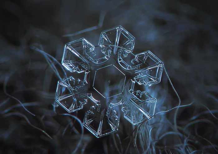 你见过放大10000倍的雪花吗?美得让人窒息!