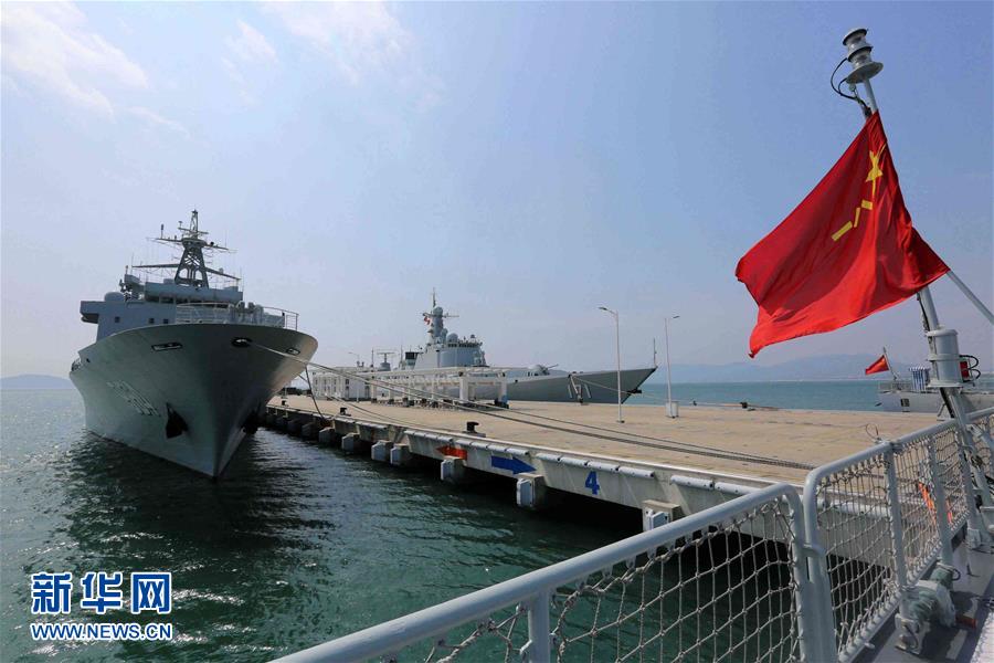 中国海军南海舰队远海编队训练启航