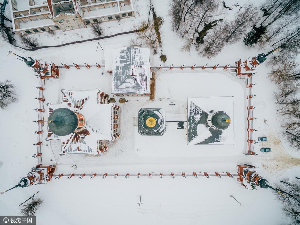 实拍雪中俄罗斯克林姆林宫博物馆 梦幻似童话世界(4) 第4页