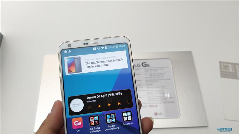 18:9显示屏镜头不突出 LG G6展会现场上手(6) 第6页