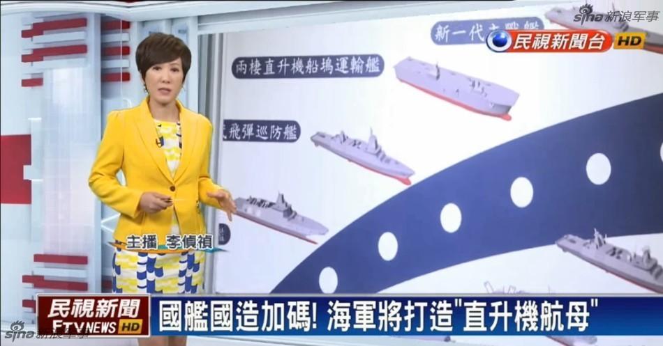 台湾公开直升机航母计划！已经放弃自己造潜艇 第1页