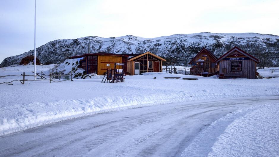 挪威纯白雪景风景图片 第1页