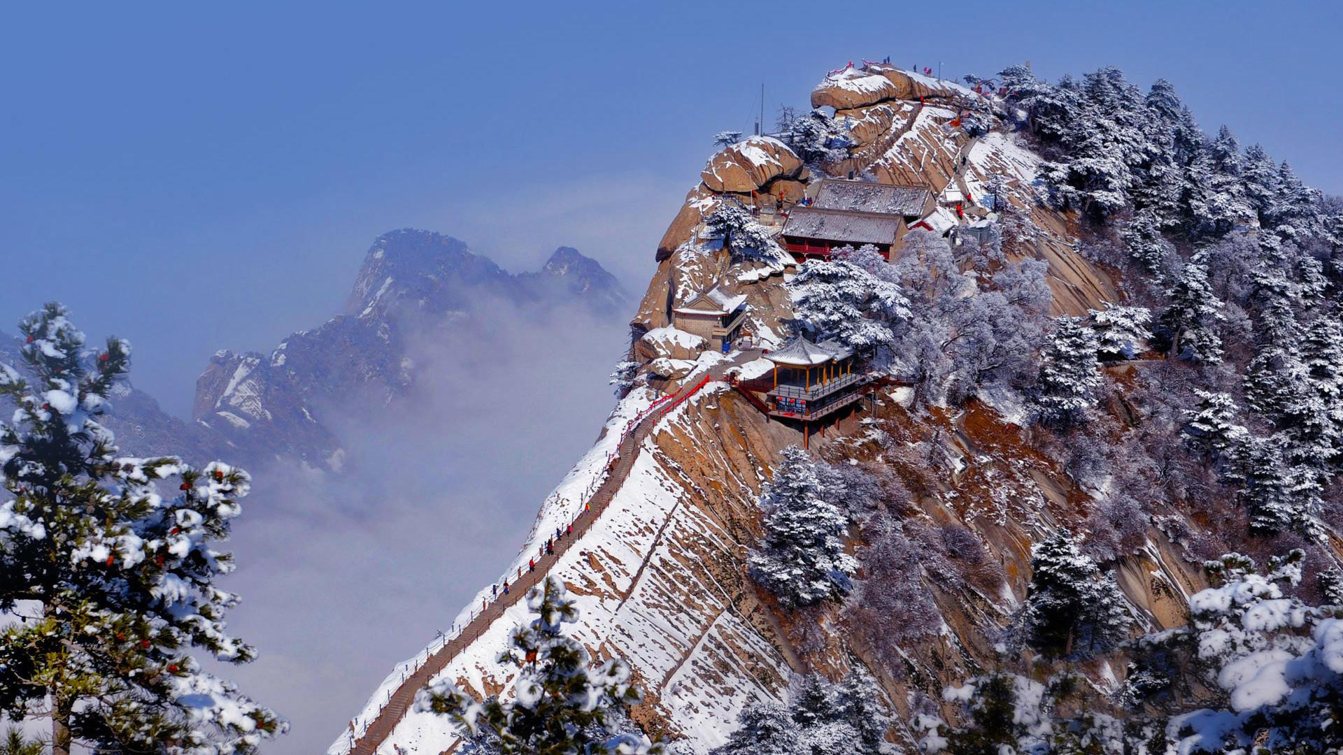 雪景壁纸 风景 唯美冬季雪景风景桌面高清壁纸