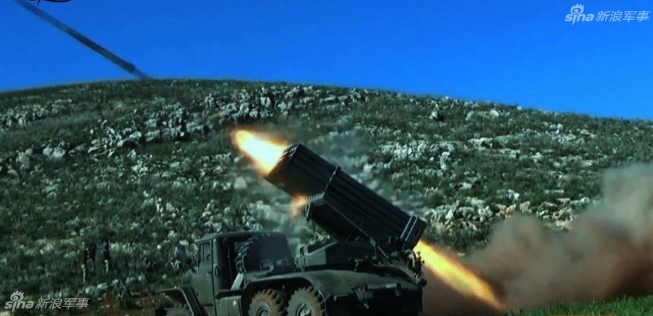 叙利亚内战继续在打 中国神器107火箭炮随处见