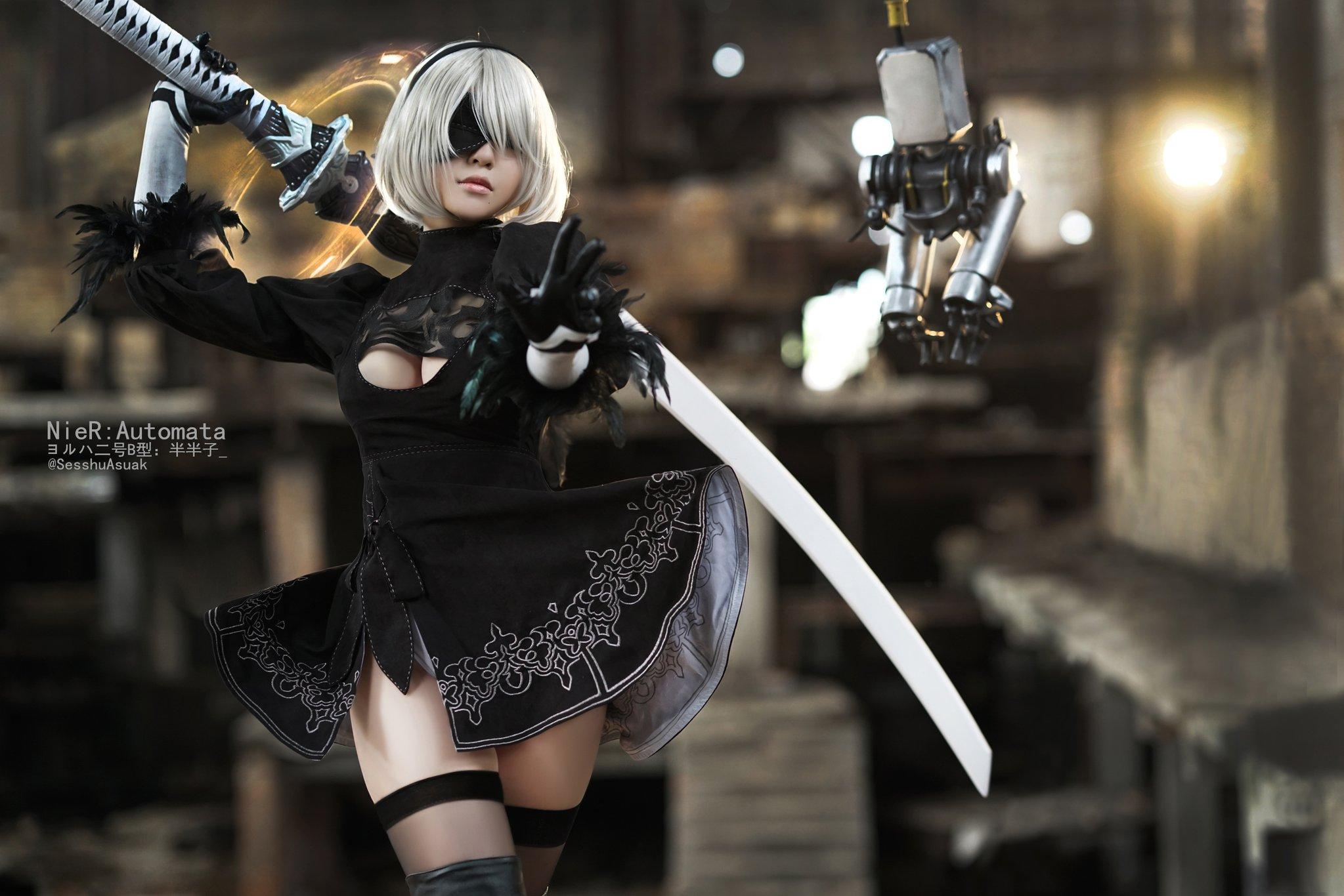 2B cosplay by 半半子(10) 第10页