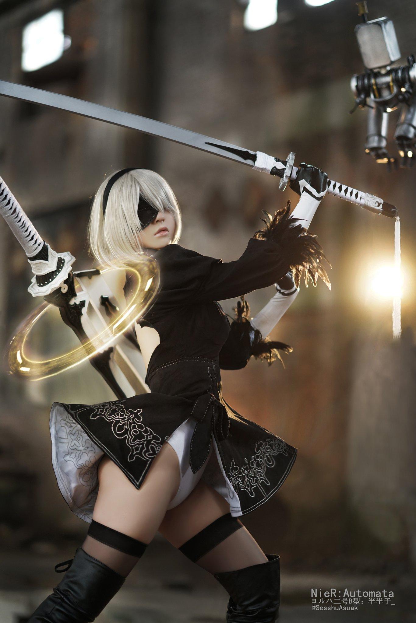 2B cosplay by 半半子(3) 第3页