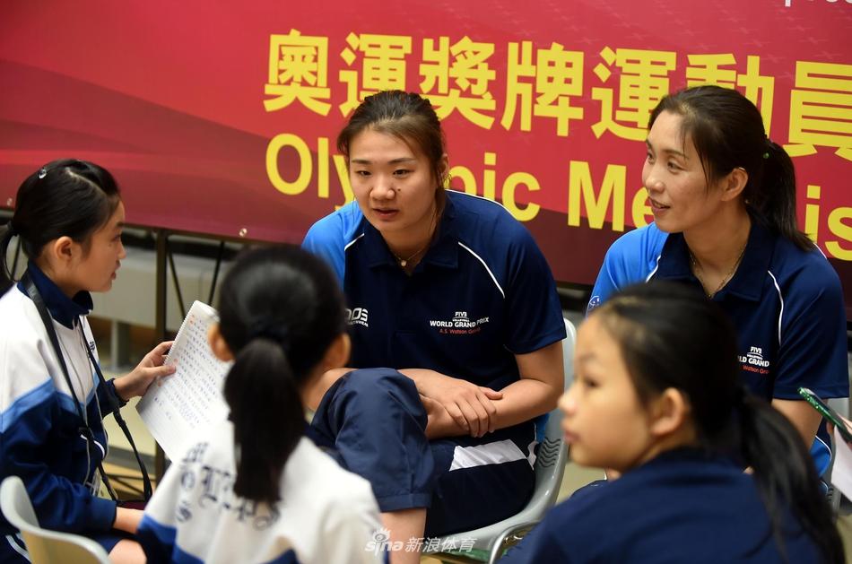 女排国手与香港青少年互动 第1页