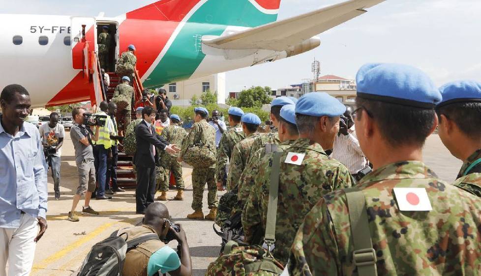 从日本维和部队全部撤离南苏丹,看自卫队战斗力