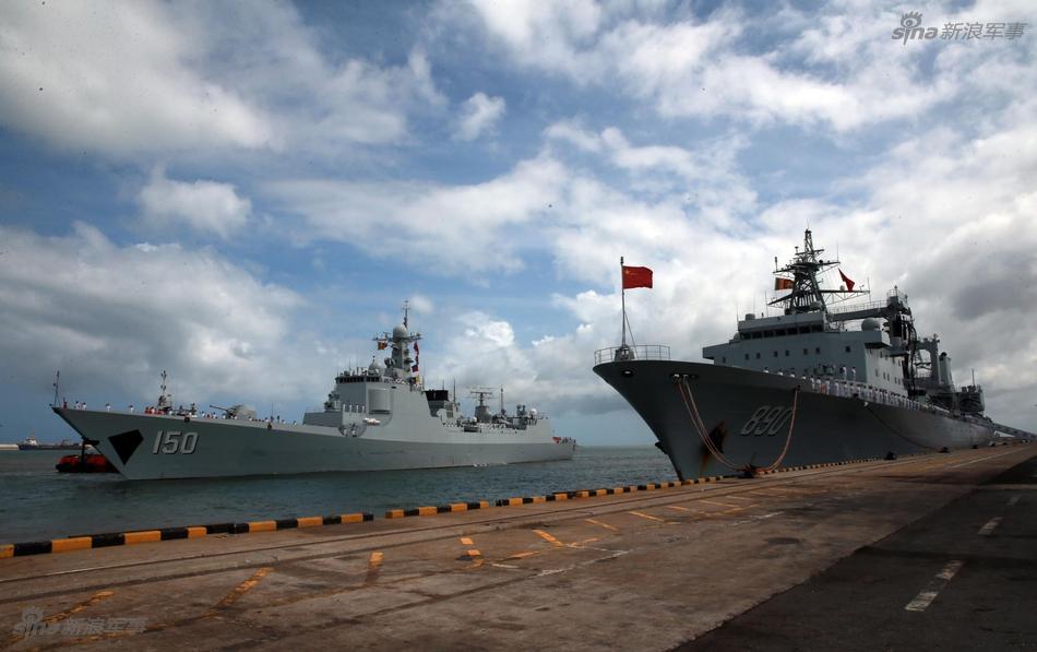友谊非炫武！中国海军编队访斯里兰卡参与救灾 第1页