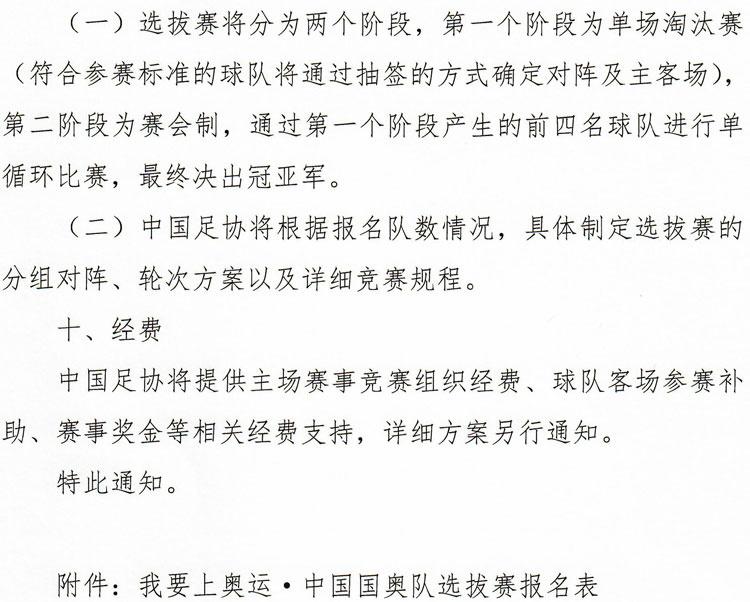 足协组织国奥选拔赛9月开战 中超中甲必须参赛(3) 第3页