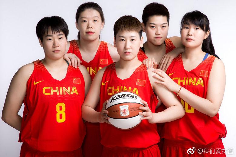 中国女篮合影写真