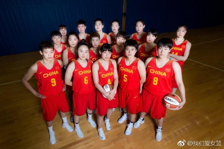 中国女篮合影写真