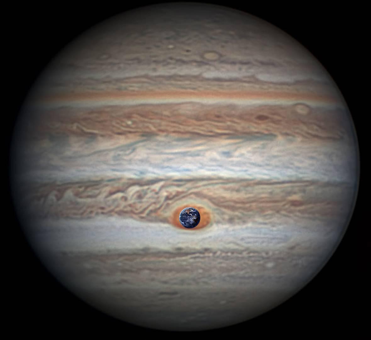 揭开神秘面纱!"朱诺"号首次近观木星大红斑