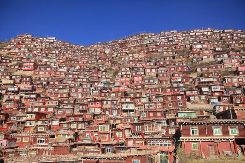 四川色达风景图片