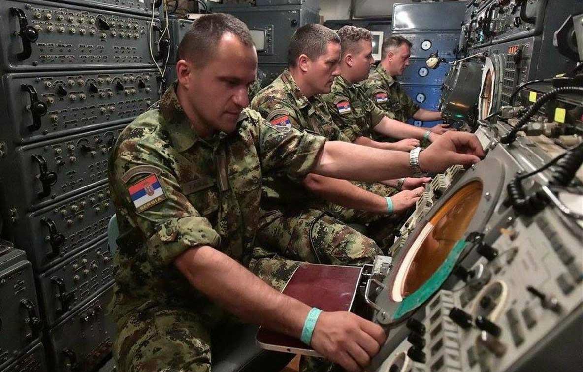 塞尔维亚和保加利亚的防空部队举行联合演习