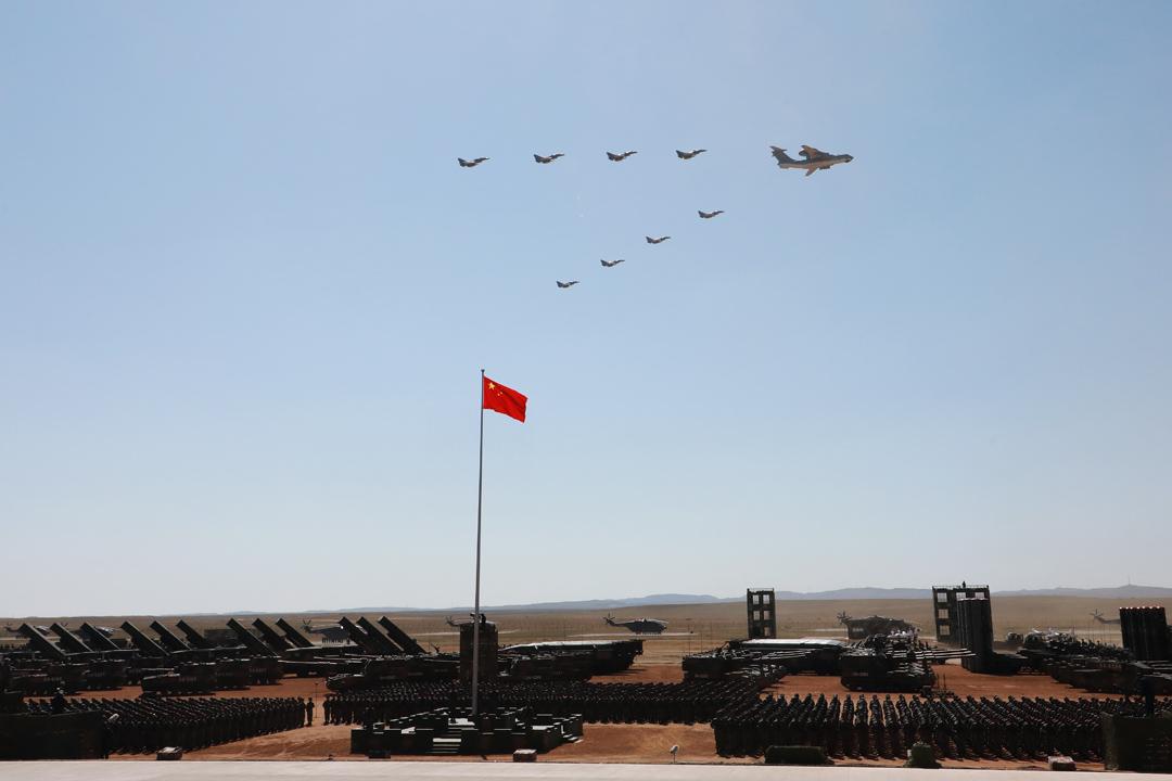 庆祝建军90周年阅兵 在内蒙古朱日和训练基地