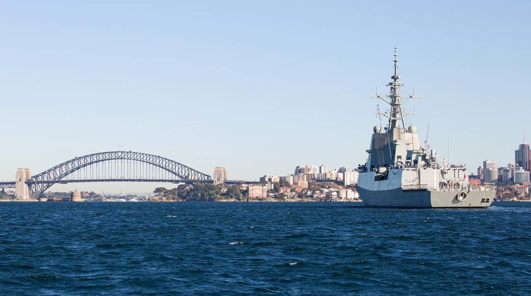 澳大利亚最先进驱逐舰完成海试
