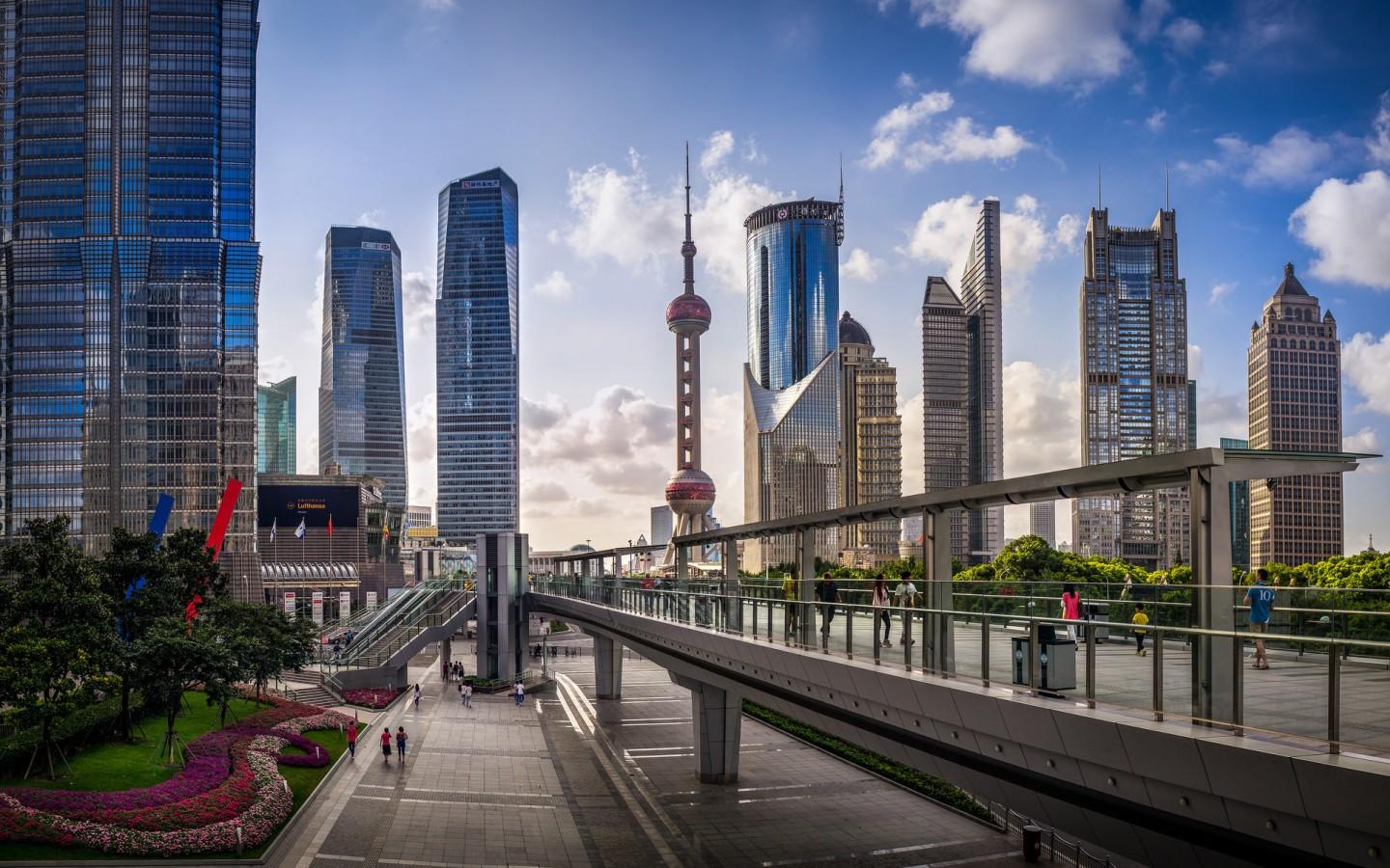 上海城市建筑高清风景桌面壁纸_图片新闻_东方头条