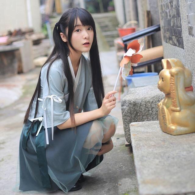 徐娇唯美汉风服饰清新唯美写真 第1页