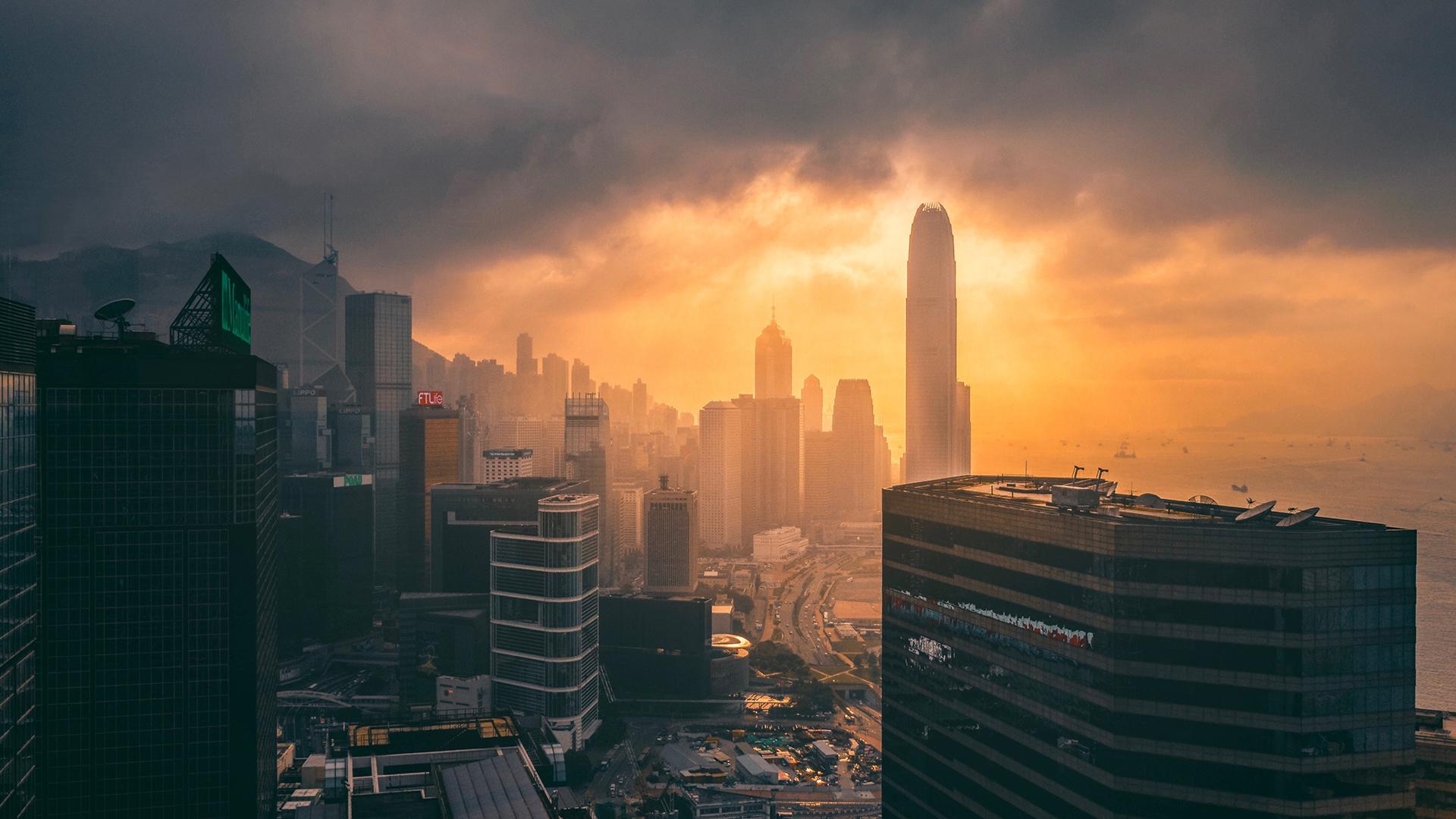 香港城市风景摄影高清宽屏桌面壁纸