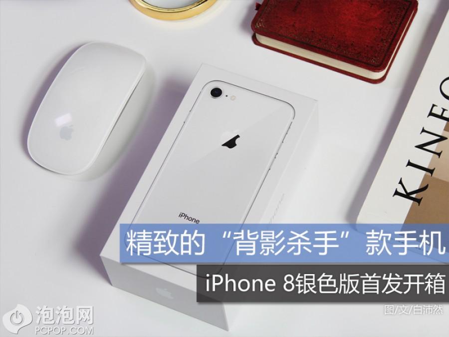 精致的“背影杀手”款手机 iPhone 8银色版首发开箱 第1页