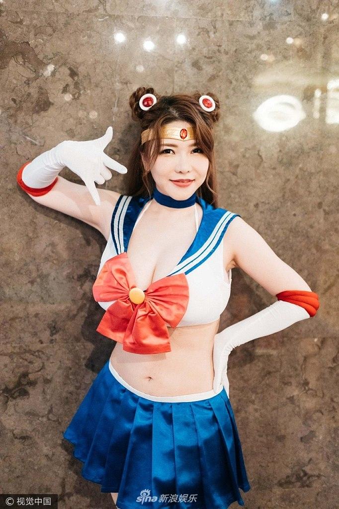 组图：冲田杏梨大玩变装 cosplay美少女战士摆可爱pose(4) 第4页