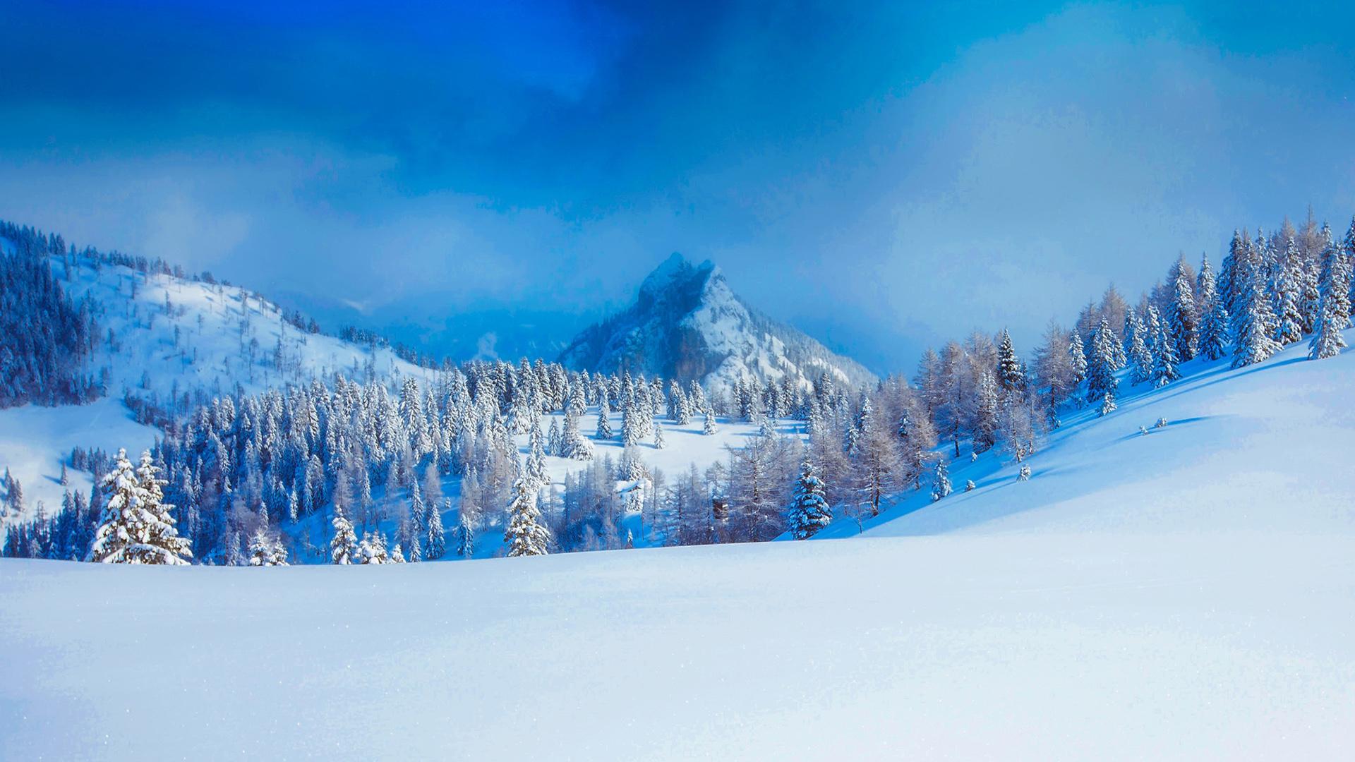 唯美的雪景风景高清宽屏桌面壁纸 第1页